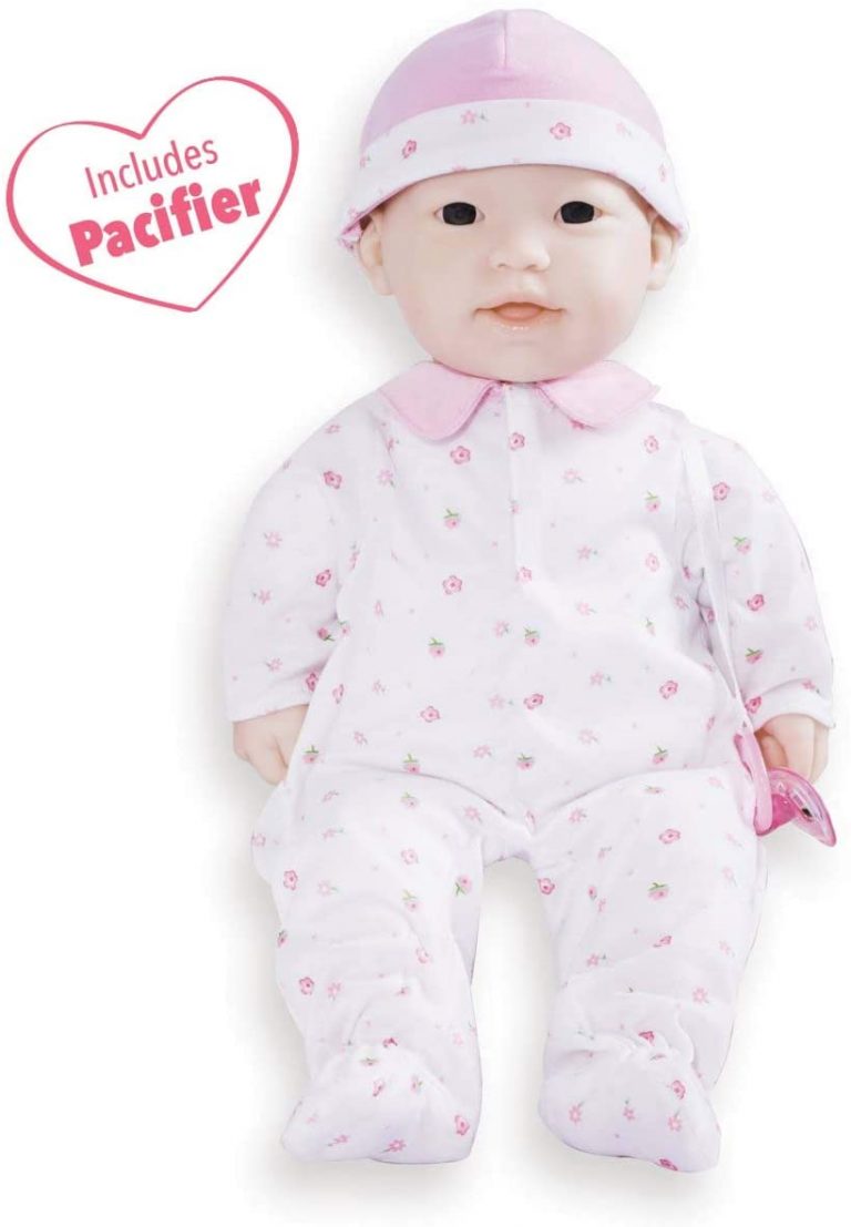 JC Toys Soft Body Baby Doll Removable Purple Outfit Hat and Pacifier ...