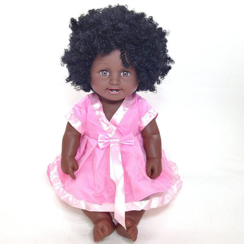 20-inch Simulation Baby Doll African Black Reborn Doll - World Reborn Doll