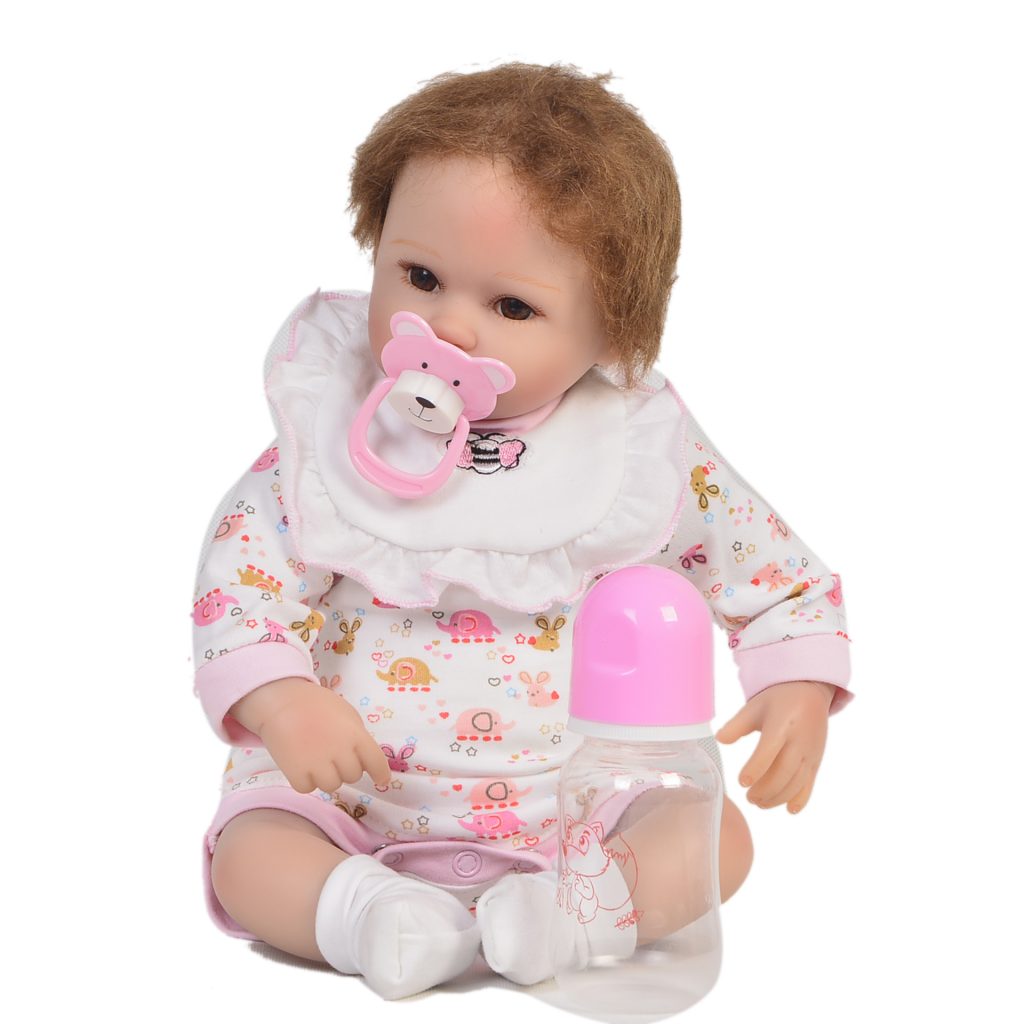 Reborn Girls Feeding Baby Doll Gift for Kid - World Reborn Doll