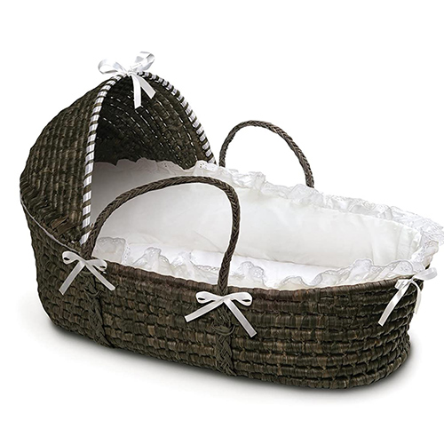 reborn doll moses basket