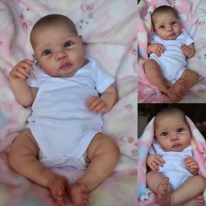 20inch Already Painted Finished Reborn Baby Doll Lifelike Soft Touch 3D ...